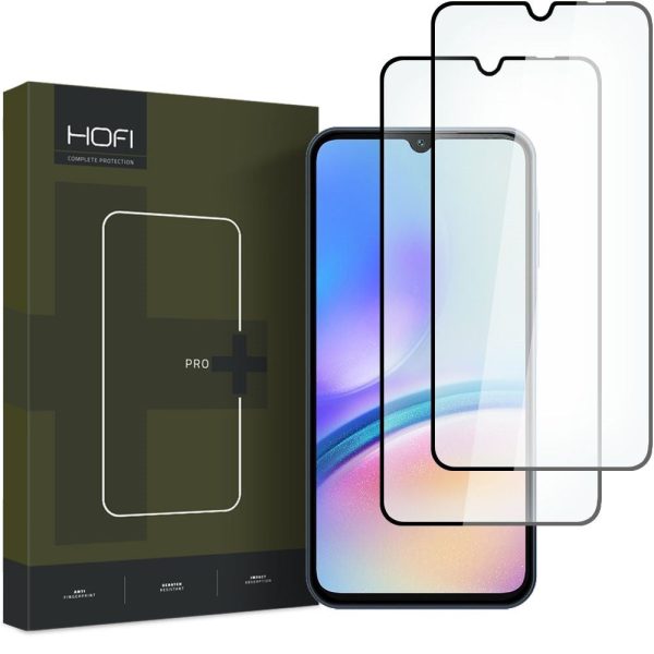 Samsung Galaxy A15   A15 (5G)   A25 (5G) Hofi Glass Pro+ Hærdet Glas Skærmbeskyttelse - Case Friendly - 2-Pak - Sort Kant Discount