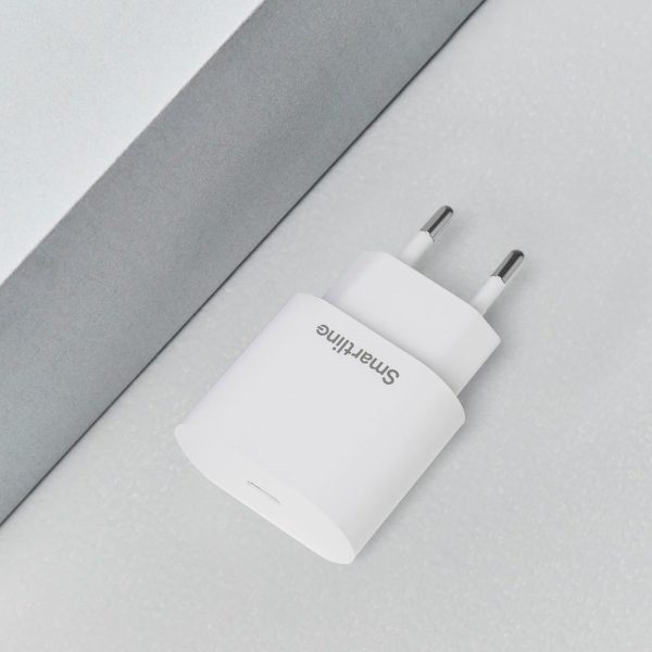 Smartline PD (Power Delivery) 20W Vægoplader m. USB-C - Hvid Online