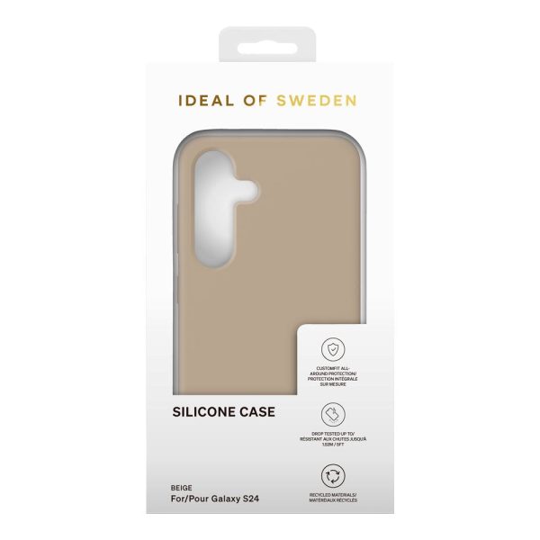 iDeal Of Sweden Samsung Galaxy S24 Silicone Case - Beige Online now