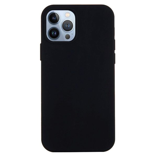 iPhone 15 Pro Liquid Silikone Cover - Sort Hot on Sale