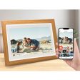 Lippa 10  Smart WiFi Fotoramme (28,8 x 21 cm) - Træfarvet Discount