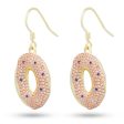 Donut Hanging Earrings Discount