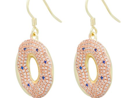 Donut Hanging Earrings Discount