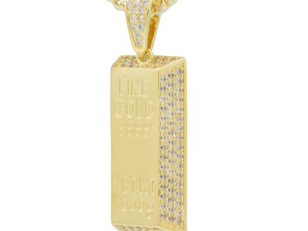 Gold Bar Necklace Fashion