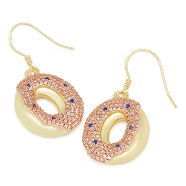 Donut Hanging Earrings Discount