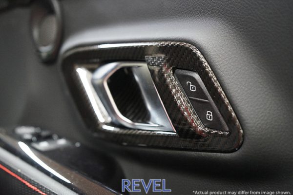 Revel GT Dry Carbon Inner Door Handle Cover 2020 Toyota GR Supra - 2 Pieces Online Hot Sale