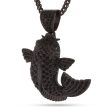 Black Gold Utsurimono Koi Fish Necklace For Discount