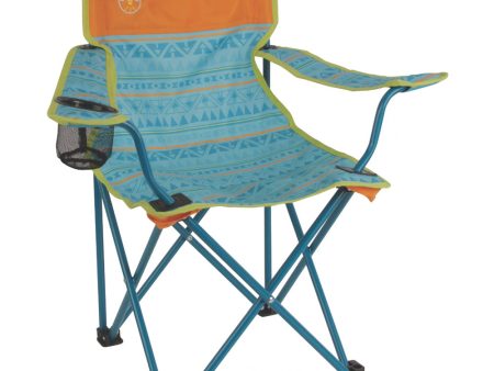 Coleman Kids Quad Chair - Teal [2000033703] Online Sale