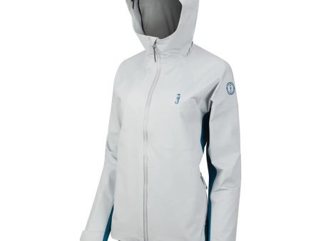 Mustang Womens Callan Waterproof Jacket - (Mid Grey - Ocean Blue) - Small [MJ2950-293-S-240] on Sale