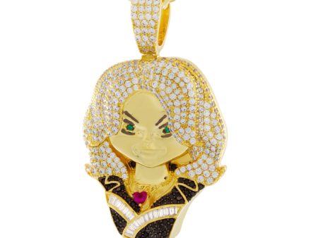 Chucky x King Ice - Tiffany Valentine Bust Necklace Sale