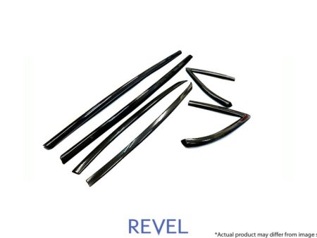 Revel GT Dry Carbon Door Window Moulding Cover 2020 Toyota GR Supra - 6 Pieces Cheap