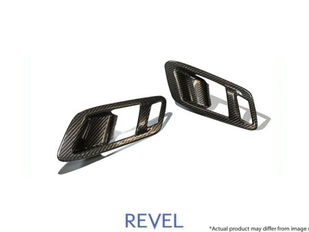 Revel GT Dry Carbon Inner Door Handle Cover 2020 Toyota GR Supra - 2 Pieces Online Hot Sale