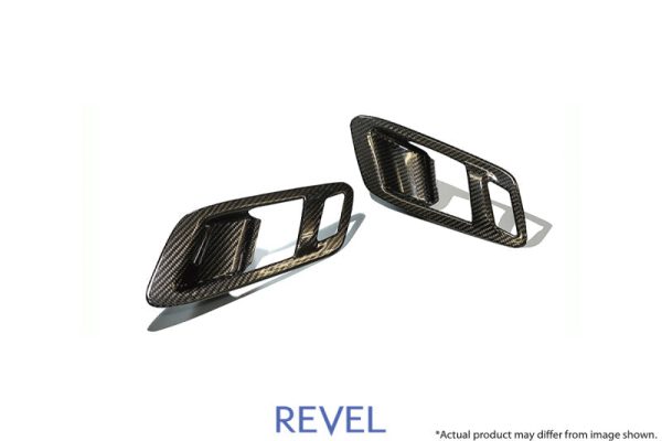 Revel GT Dry Carbon Inner Door Handle Cover 2020 Toyota GR Supra - 2 Pieces Online Hot Sale