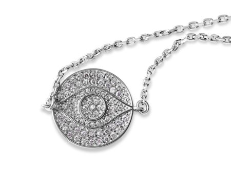 Bold Evil Eye Lucky Bracelet in Sterling Silver Hot on Sale