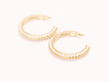 Embellished Hoop Earrings For Discount