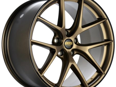 BBS CI-R 19x9 5x120 ET44 Bronze Rim Protector Wheel -82mm PFS Clip Required on Sale