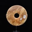 A Chinese Mottled Nephrite Jade Bi Disc, Late Neolithic Period, ca. 3000 - 2000 BCE Sale