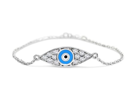 Baby Blue Evil Eye Bracelet Discount