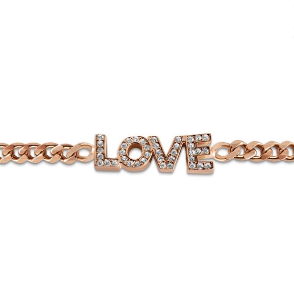 LOVE Bracelet in Sparkling Stones for Women and Girls Discount