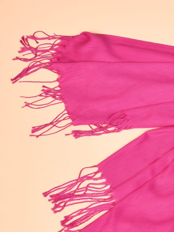 Classic Viscose Scarf - Pink Online Hot Sale