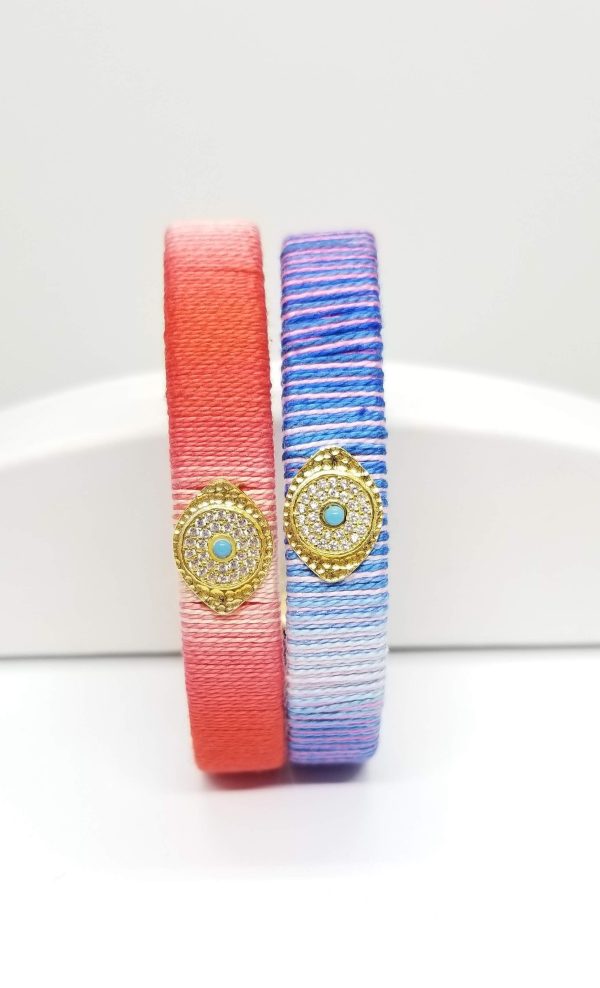 Bracelet With Evil Eye Charm Fashion