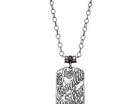 A Complete Healing Dog Tag Necklace | Alef Bet Jewelry by Paula Online