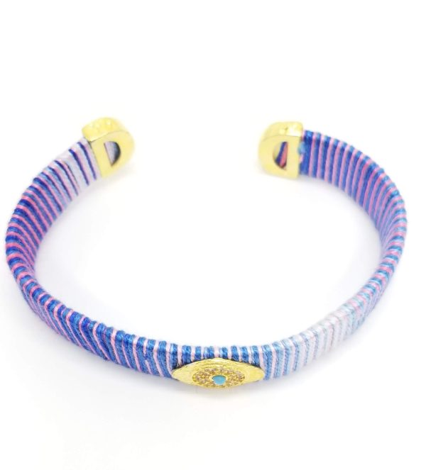 Bracelet With Evil Eye Charm Fashion