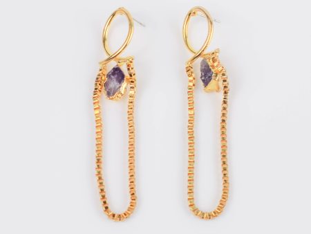 Amethyst Formal Earrings For Discount