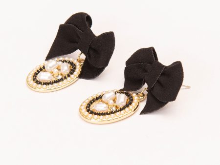 Bow Tie Drop Earrings Supply